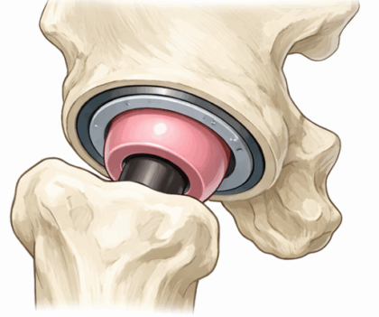 通常の可動域ではインピンジしない